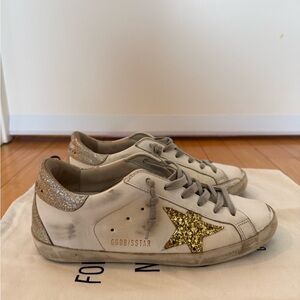 Golden Goose Superstar glitter Sneakers 7